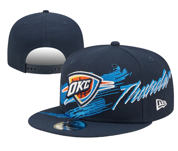 Oklahoma City Thunder Stitched Snapback Hats 005